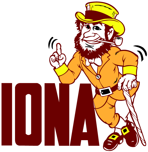 Iona Gaels 1982-2002 Primary Logo iron on paper